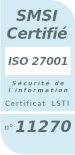Entreprise certifiée ISO 27001 Certifié ISO27001
